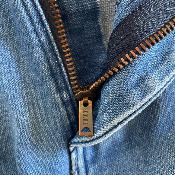 Wrangler 945DEN Jeans Mens 34x36 Blue Regular Fit Faded Whiskering Bootcut Flare - Picture 13 of 16